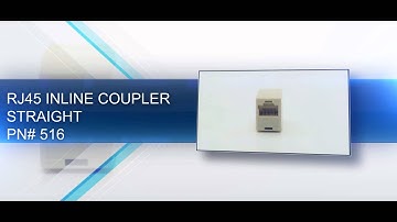 RJ45 Inline Coupler - Straight Overview #516