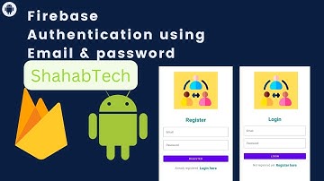 Firebase Authentication with Email and Password in Android Studio | Login & Register Urdu | Hindi