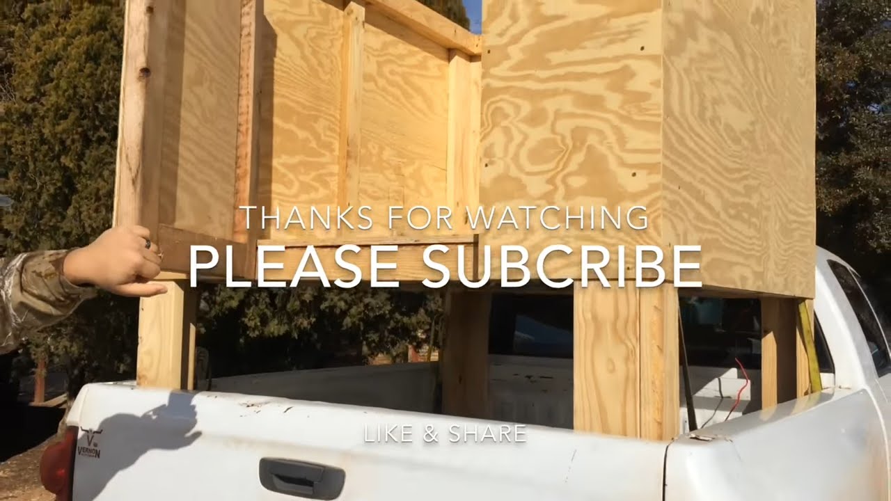 DIY High Rack for Varmint Hunting YouTube