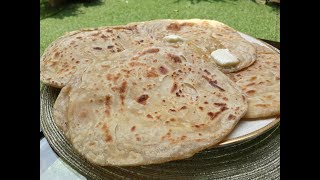 خبز البراتا او البراثا الهندي المورق  How to make  paratha