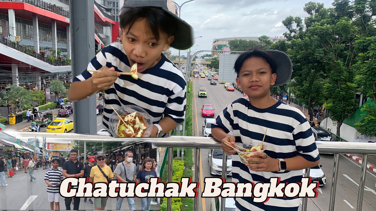 FAREL PRAYOGA JALAN-JALAN KE PASAR CHATUCHAK BANGKOK