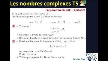 EP1 Nombres complexes: Ecriture exponentielle, Nature d
