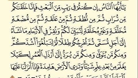 الآية الدالة على مراحل خلق الإنسان والنبات