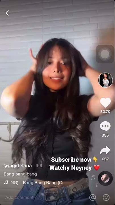 Gigi De Lana sexy hataw Bang bang bang dance on tiktok