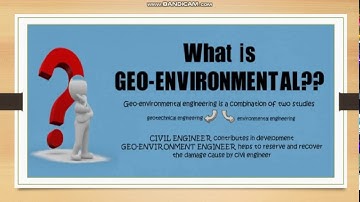 What is Geoenvironmental Engineering / Describe About Geo-Environmental Engineering