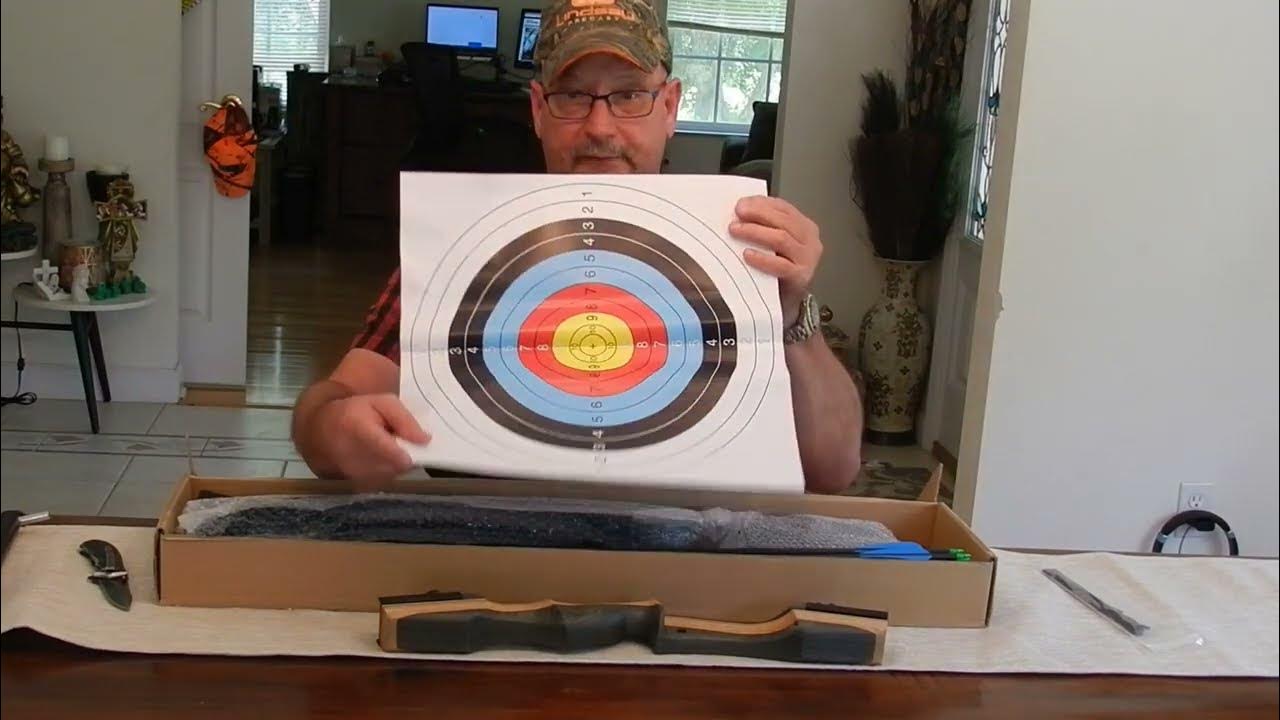 Part 1 68.00 Top Point Archery DJH Recurve Hunting Bow Kit YouTube