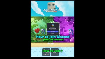 How to join discord of plant Vs brainrot #jandel #plantvsbrainrot #roblox