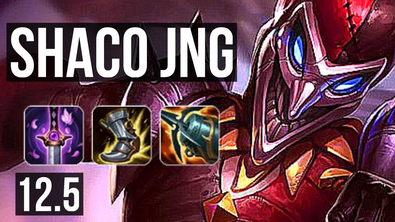 SHACO vs DIANA (JNG) | 12/1/9, Rank 5 Shaco, 2.4M mastery, Godlike | NA Grandmaster | 12.5
