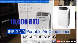 Insignia Portable Air Conditioner 10,000 BTU Unboxing