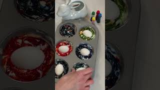 Whipped Cream Easter Eggs #shorts #easter2024 #easterideas #coloringeggs #eastereggs