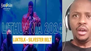 LITHUANIA'S EUROVISION 2024 // SILVESTER BELT "LUKTELK" Reaction