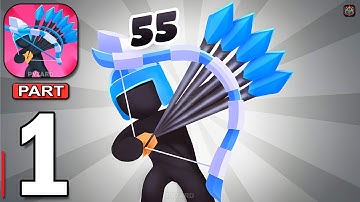 Merge Archers: Bow and Arrow - Gameplay Walkthrough Part 1 (Android, iOS)