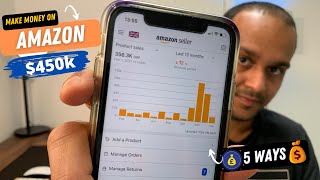 SIDE HUSTLE ideas | 5 ways to make money on amazon  | work from home 2022