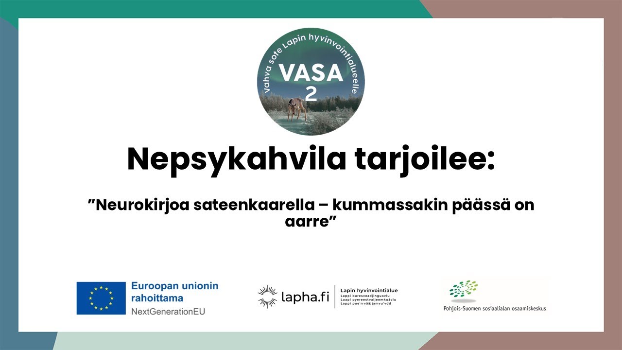 Nepsykahvila: Neurokirjo sateenkaarella – kummassakin päässä on aarre
