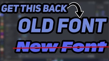 How to change Discord font back to old font