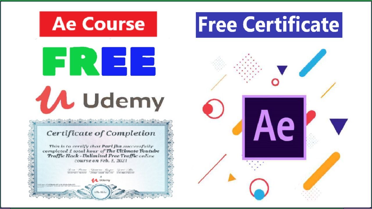 Adobe After Effects - Comic Book Animation Course | Udemy Free Certificate