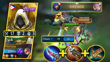 ALDOUS SAVAGE NEW DAMAGE HACK! 2 PENETRATION + SWIFT CROSSBOW TOO OP! ALDOUS BEST BUILD 2022 - MLBB