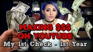 First YouTube Pay Check | How Much Money After a Year | AdSense Earnings