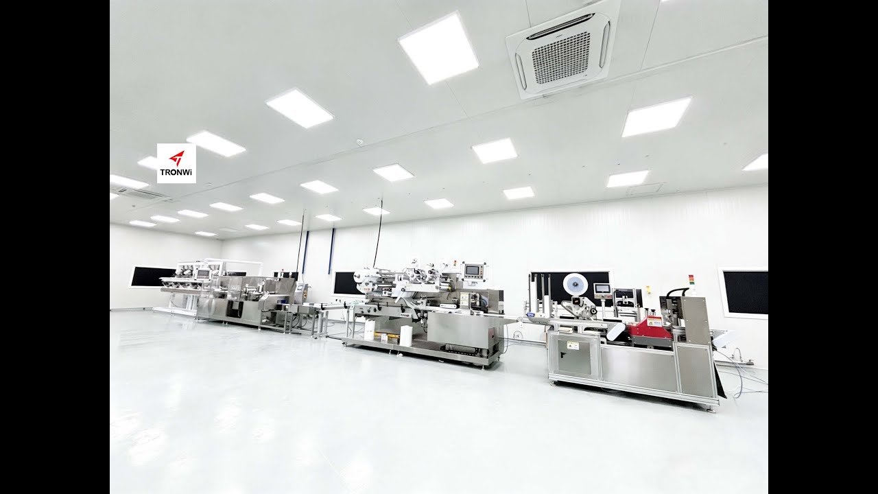 Disinfection and sterilization fully automatic baby wet wipes making machine in South Korea 5 rolls