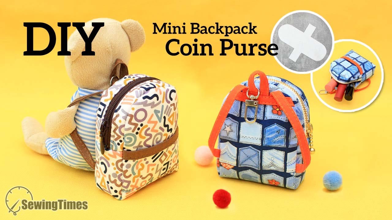 DIY Backpack Coin Pouch Pattern