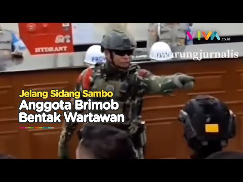 Detik-detik Anggota Brimob
