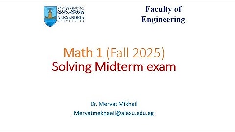 Solution of Midterm Exam Fall2025 (General Program)