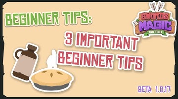 3 Important Beginner Tips for Swords 