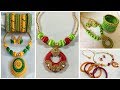 Silk Thread Jewellery Making |  Jewellery Designs 2018