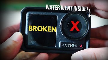 Broke my DJI Osmo Action 4: Can water damage be fixed? / DJI Warranty Experience