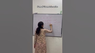Sum of Geometric Series