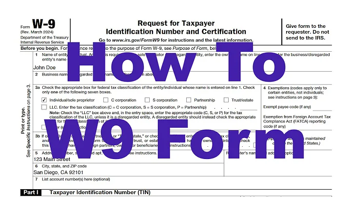 W9 Tutorial - Fast and Easy Way to Fill Out a IRS Form W9