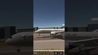 Emirates B787-900 landing
