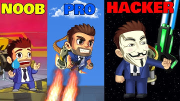 Jetpack Joyride 2 - NOOB vs PRO vs HACKER