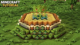 Minecraft | Granja de cultivos Semiautomática - Crop Farm