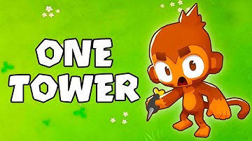 Bloons TD Battles but I can only use 1 TOWER...