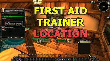 First Aid Trainer Location In Goldshire (WoW Classic)