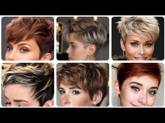 #1Top Trendy Short Under Haircuts With Awesome Hair Ideas For Women/Pixie Haircut class=