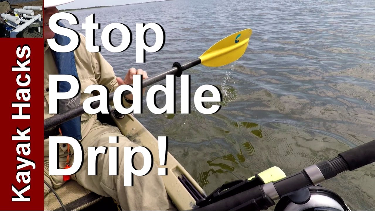Easy DIY Drip   less Paddle for Kayak, Canoe or SUP - YouTube