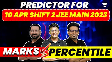 10 Apr Shift 2 JEE Main 2023: Marks vs Percentile Predictor | Prashant Jain | Unacademy Atoms