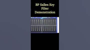 BP Sallen-Key Filter Demonstration