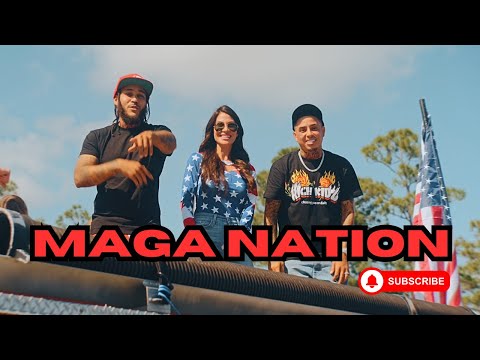 MAGA NATION TRUMP LATINOS X HADAS LEVY