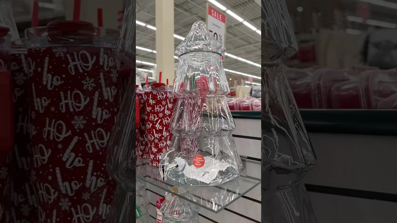 Christmas tree drink dispenser at 