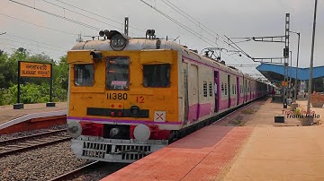 High speedy Chord line crossing || Howrah-Chandanpur local & Barddhaman-Howrah Super Local train