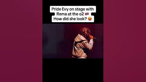 Pride Evy and Rema’s performance at the 02 Arena #rema #o2arena