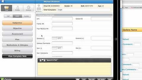 Clinical Forms VS Workflow Editor: New Notes Step Two- Free iPad EMR | drchrono