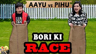 BORI KI RACE | WINNER OF 2020 | Aayu vs Pihu | New Year Special Challenge | Aayu and Pihu Show screenshot 5