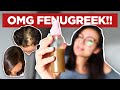 THE RIGHT WAY TO USE FENUGREEK FOR HAIR GROWTH AND HAIR LOSS (I was blown away by the results!!)