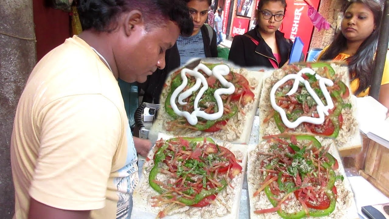 Chicken Egg Veg Sandwich in Kolkata Street | People Enjoying Day Time Food | Street Food Loves You | Indian Food Loves You