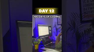 100 Days of Code 🧑‍💻 #100daysofcoding #coding #shorts