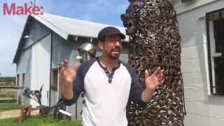 Metal Sculpture by Bill Domby in Marshfield Missouri